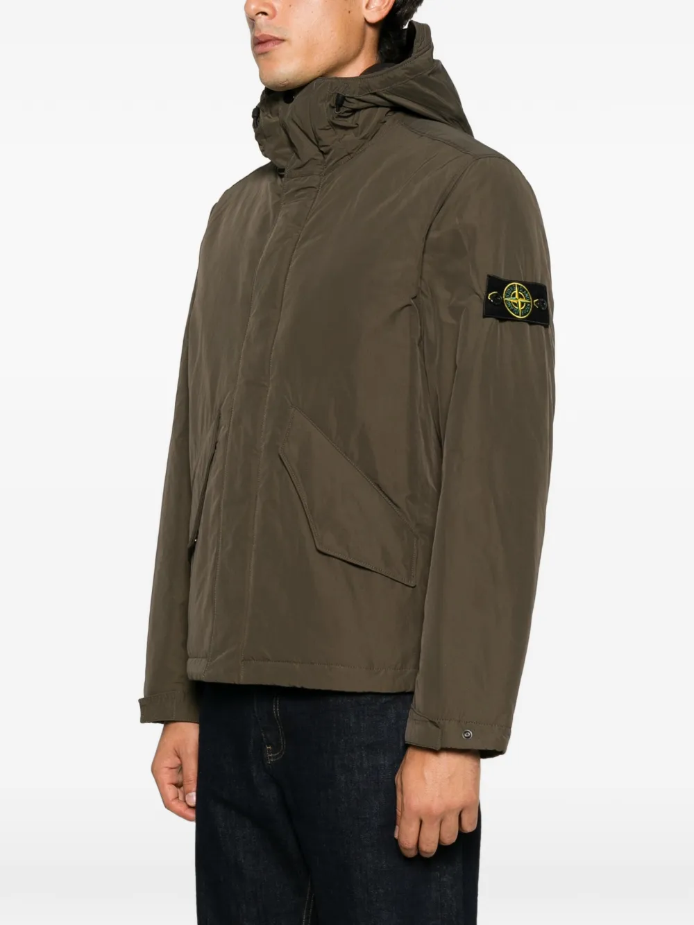 Stone Island 4100010 Twill mini-jack Groen