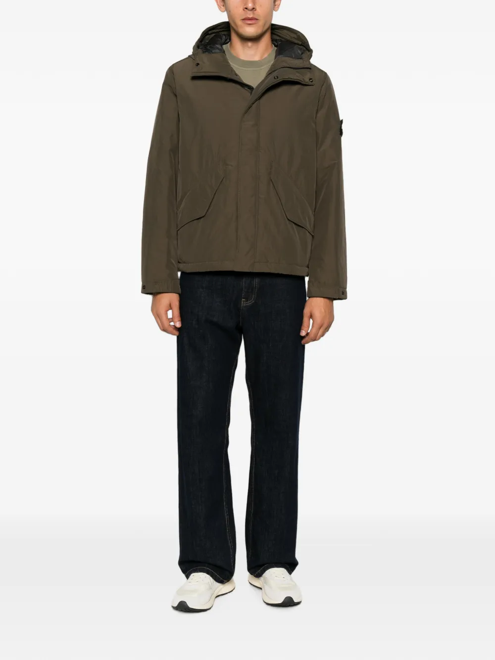 Stone Island 4100010 Twill mini-jack Groen