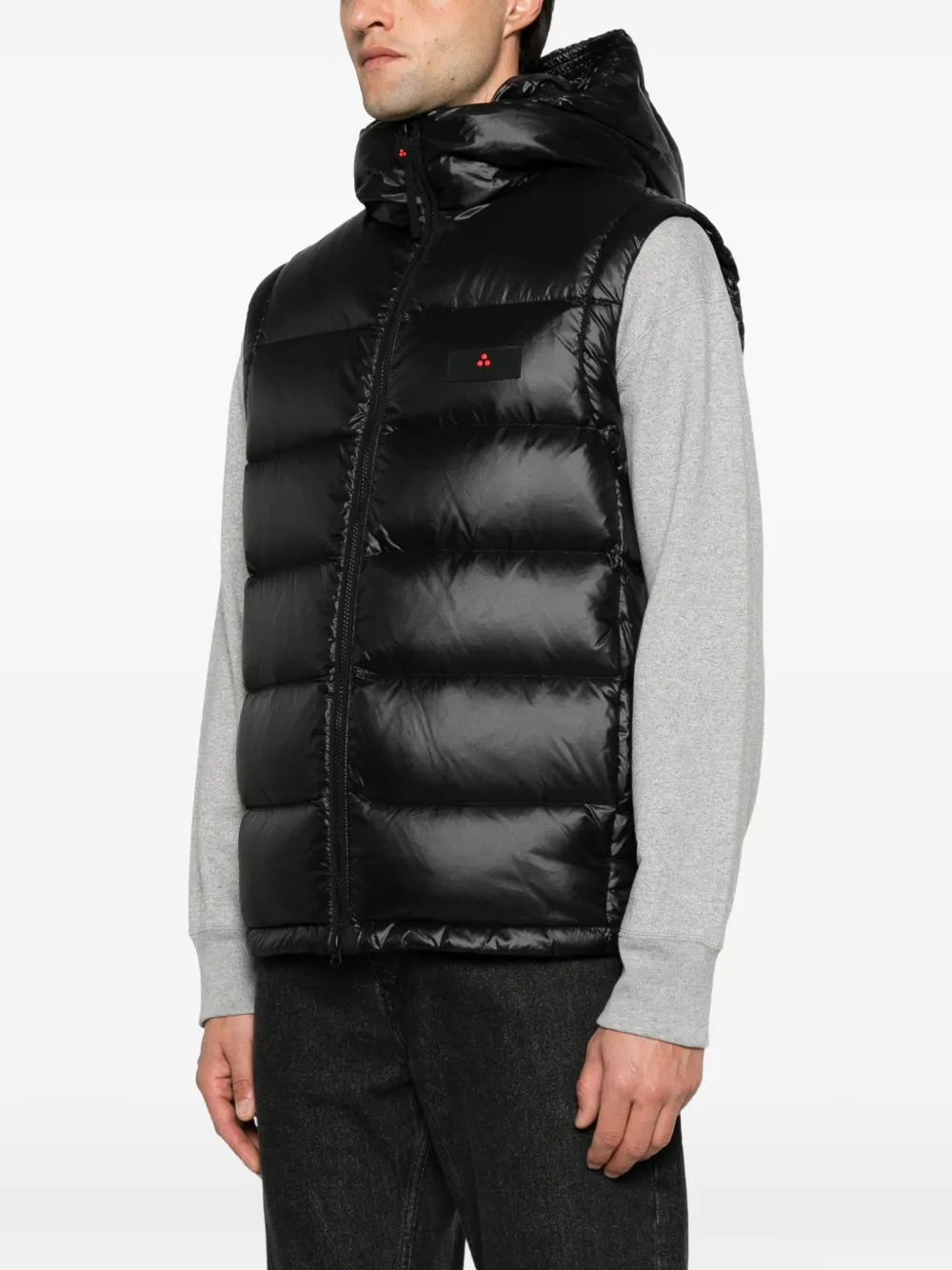Peuterey Donoma bodywarmer met capuchon Zwart