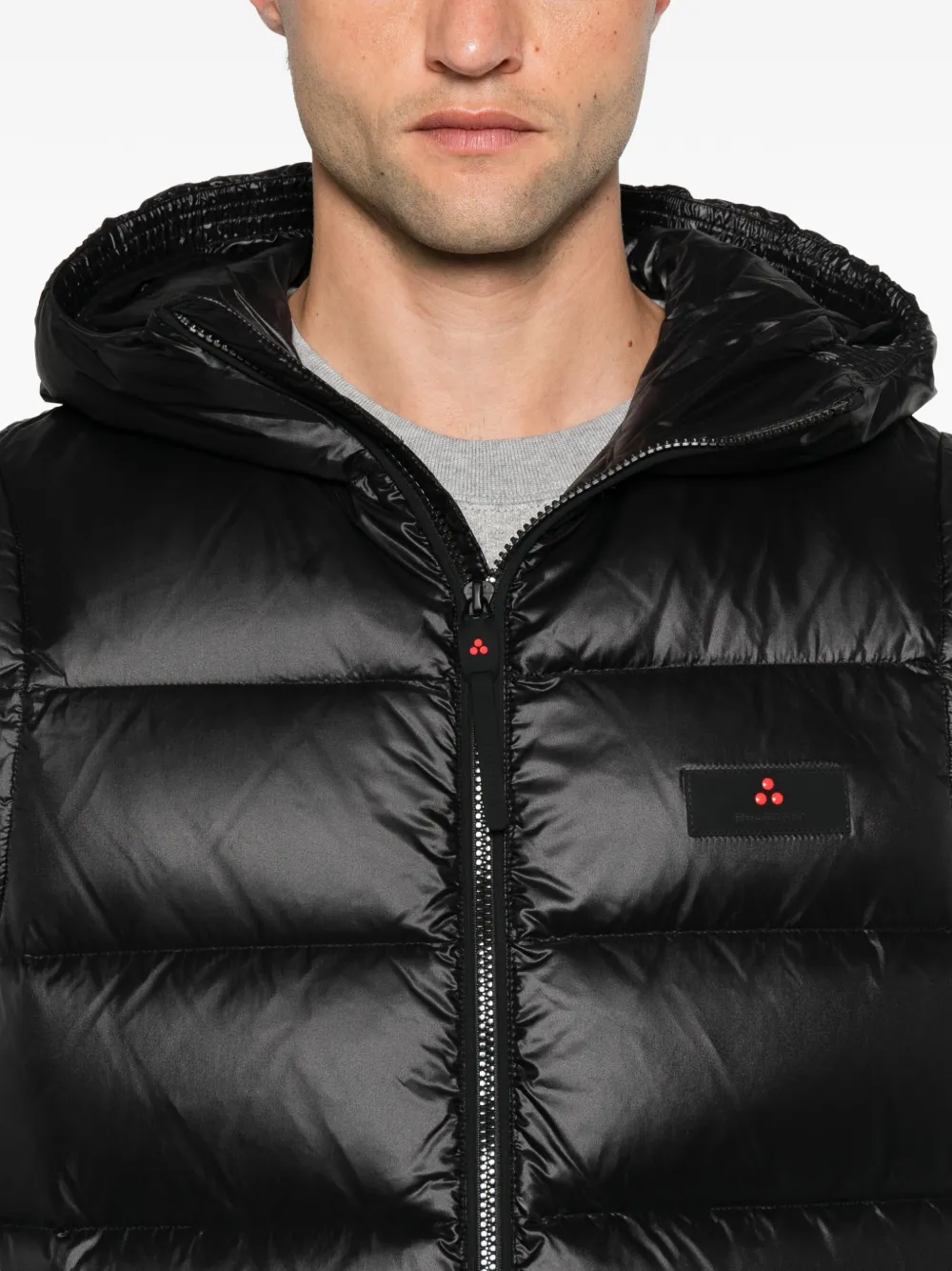 Peuterey Donoma bodywarmer met capuchon Zwart