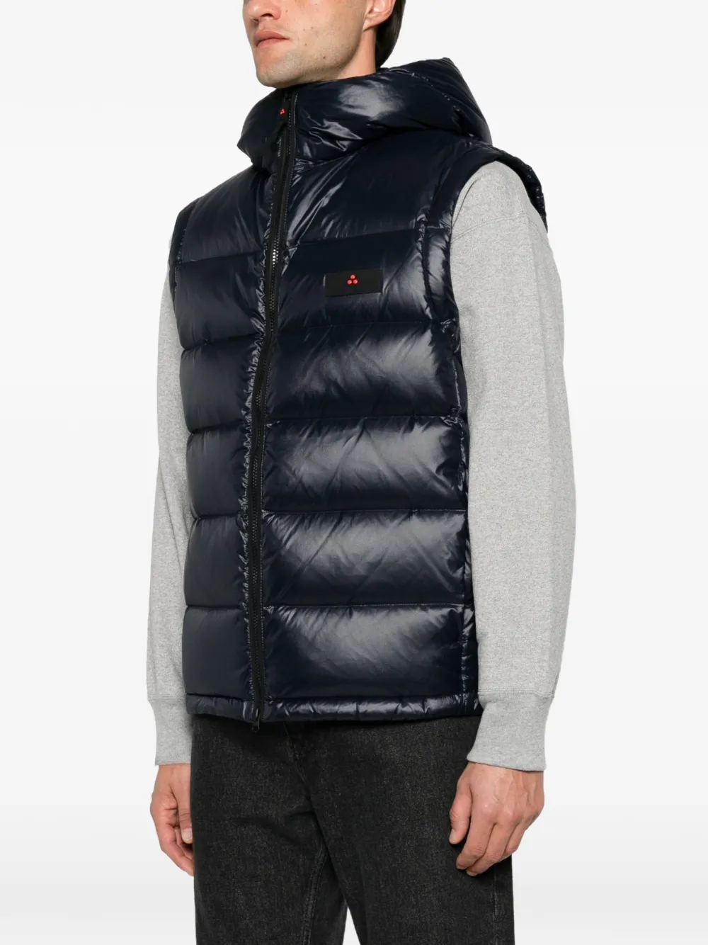 Peuterey Bodywarmer met capuchon Blauw