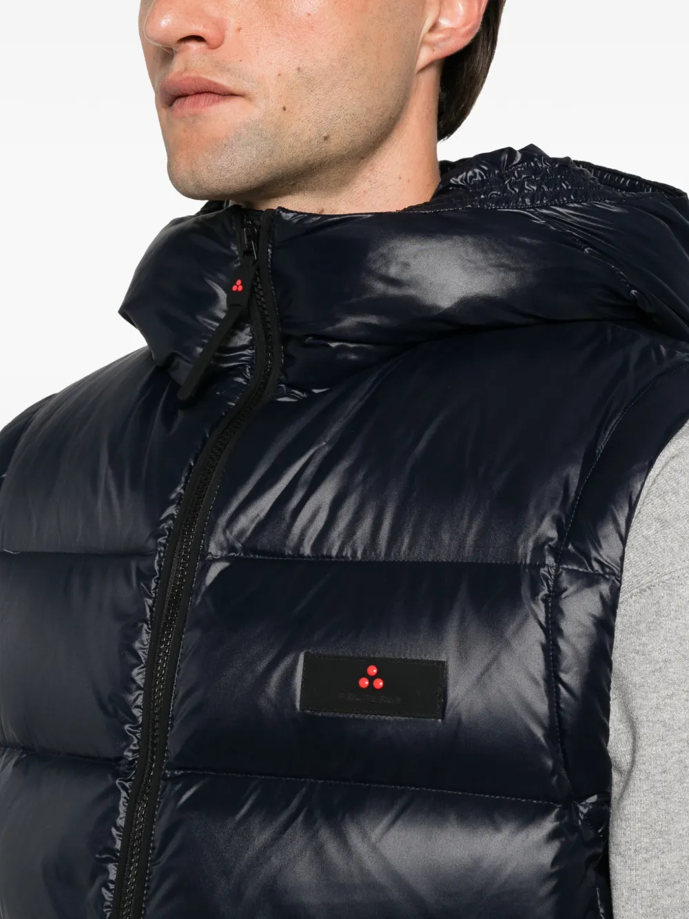Peuterey Bodywarmer met capuchon Blauw