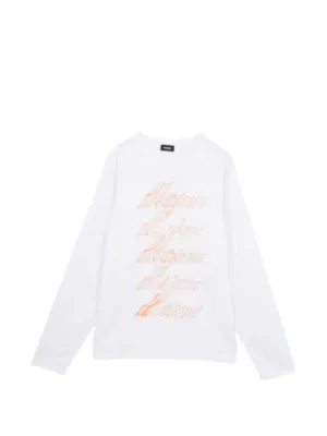 Moncler グラフィック ロングTシャツ | ホワイト | FARFETCH JP