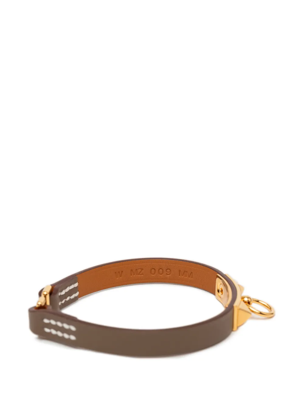 Hermès Pre-owned 2024 Swift Rivale Mini Bracelet T3 Costume Bracelet in Brown, view 4