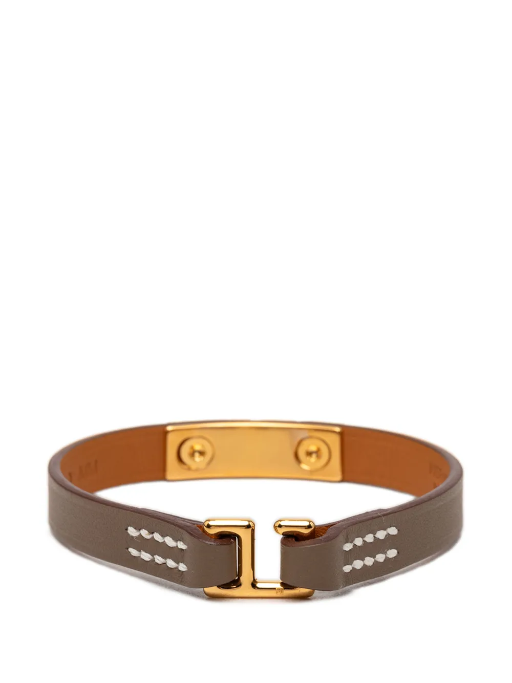 Hermès Pre-owned 2024 Swift Rivale Mini Bracelet T3 Costume Bracelet in Brown, view 3