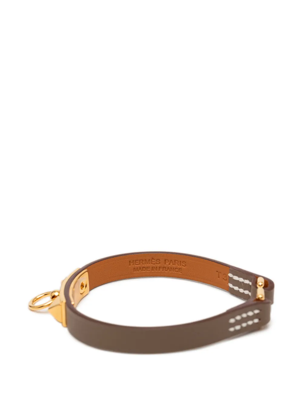 Hermès Pre-owned 2024 Swift Rivale Mini Bracelet T3 Costume Bracelet in Brown, view 5