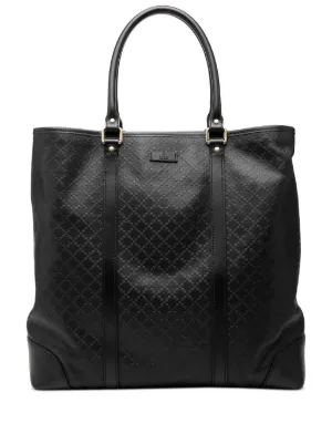 Miu Miu Pre-Owned レザー トートバッグ | ブラック | FARFETCH JP