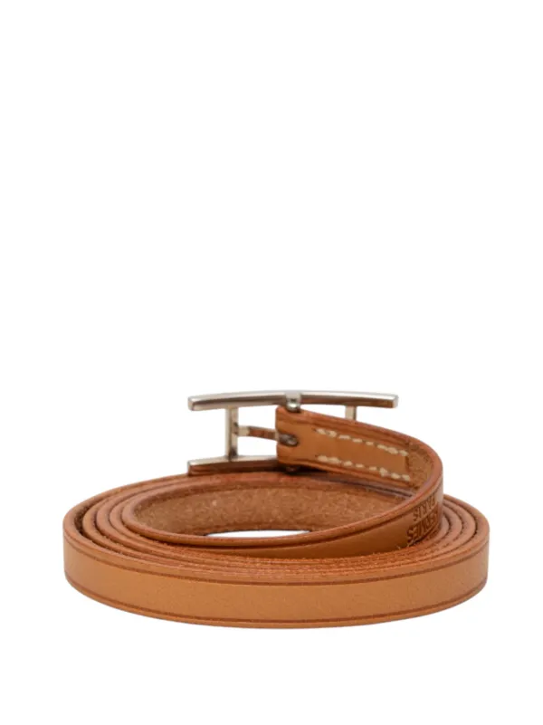HERMESエルメス スイフト ビーアピ トリプルツアーコスチュームブレスレット Hermès Pre-Owned 2004 スイフト ビーアピ トリプル ツアー