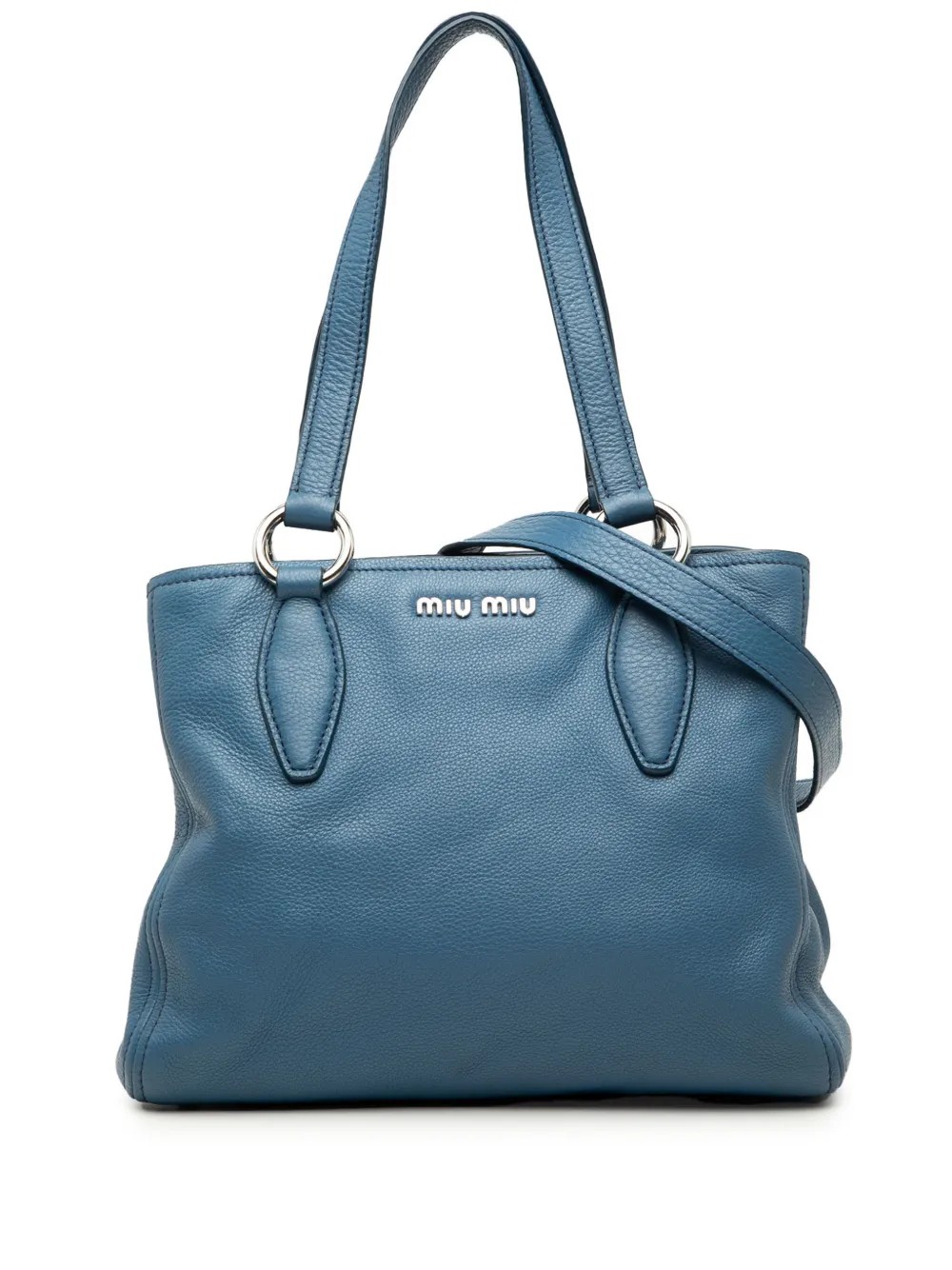 Miu Miu Pre-Owned 2010 Small Vitello Phenix satchel - Blu