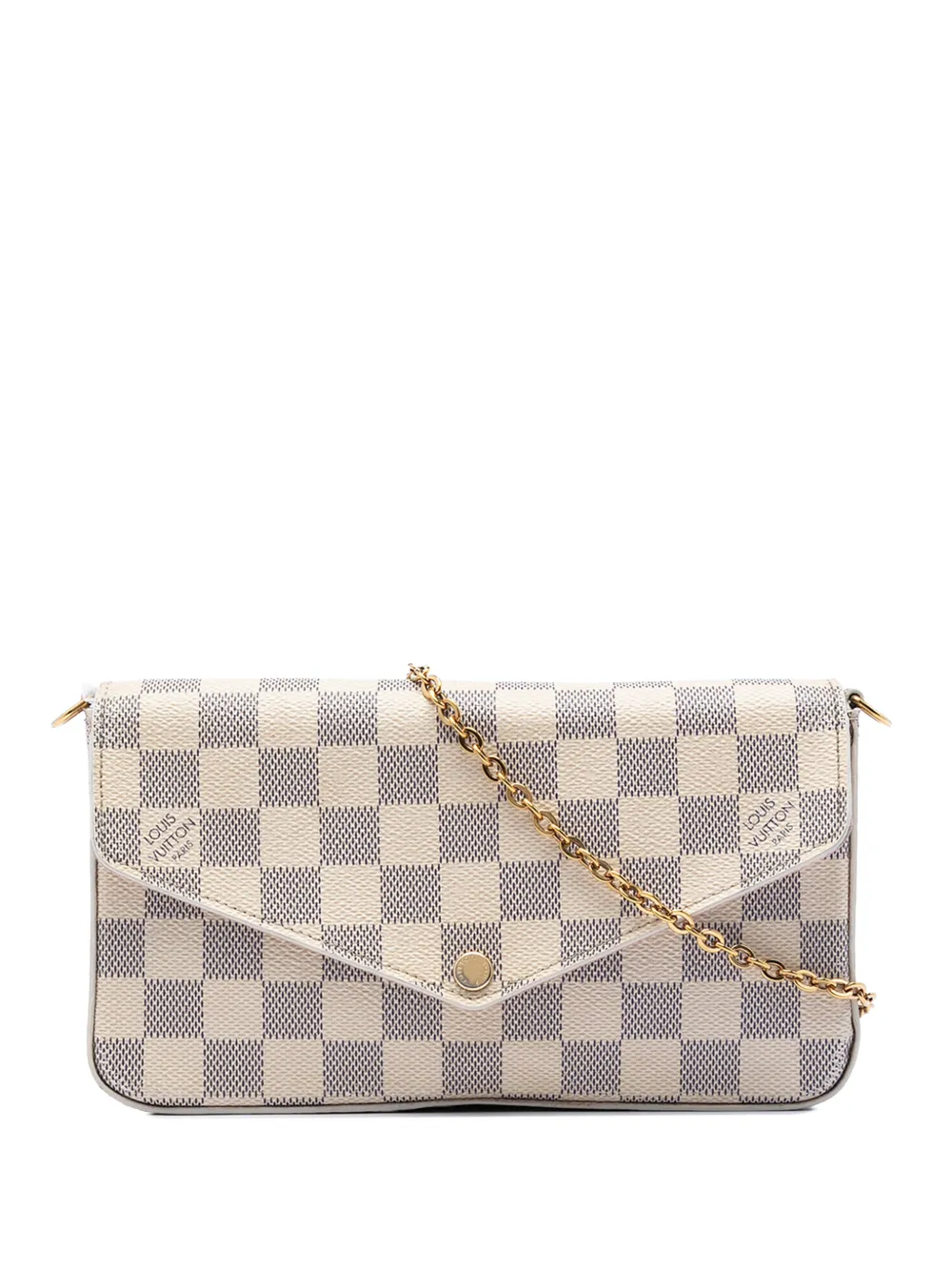 Louis Vuitton Pre-Owned 2016 Damier Azur Pochette Felicie crossbody bag - Bianco