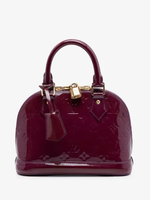 Louis Vuitton Pre-Owned 2014 Monogram Vernis Alma BB satchel