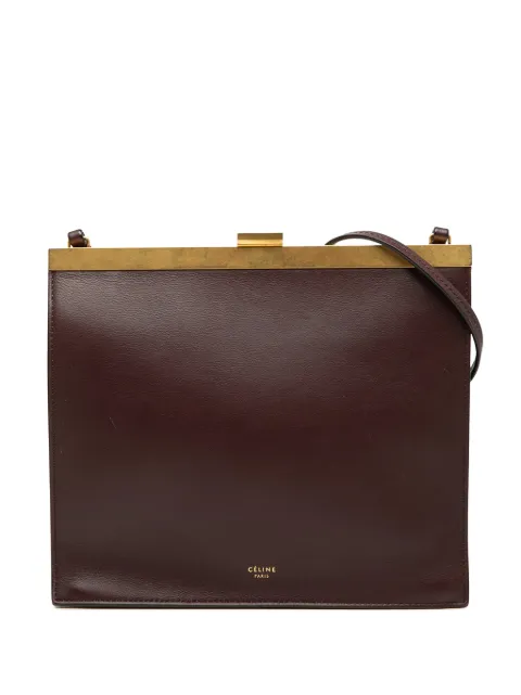Celine Pre-Owned 2017 Mini Smooth Calfskin Clasp Bag crossbody bag