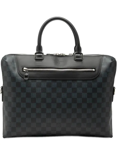 Louis Vuitton Pre-Owned 2018 Damier Cobalt Porte Documents Jour business bag