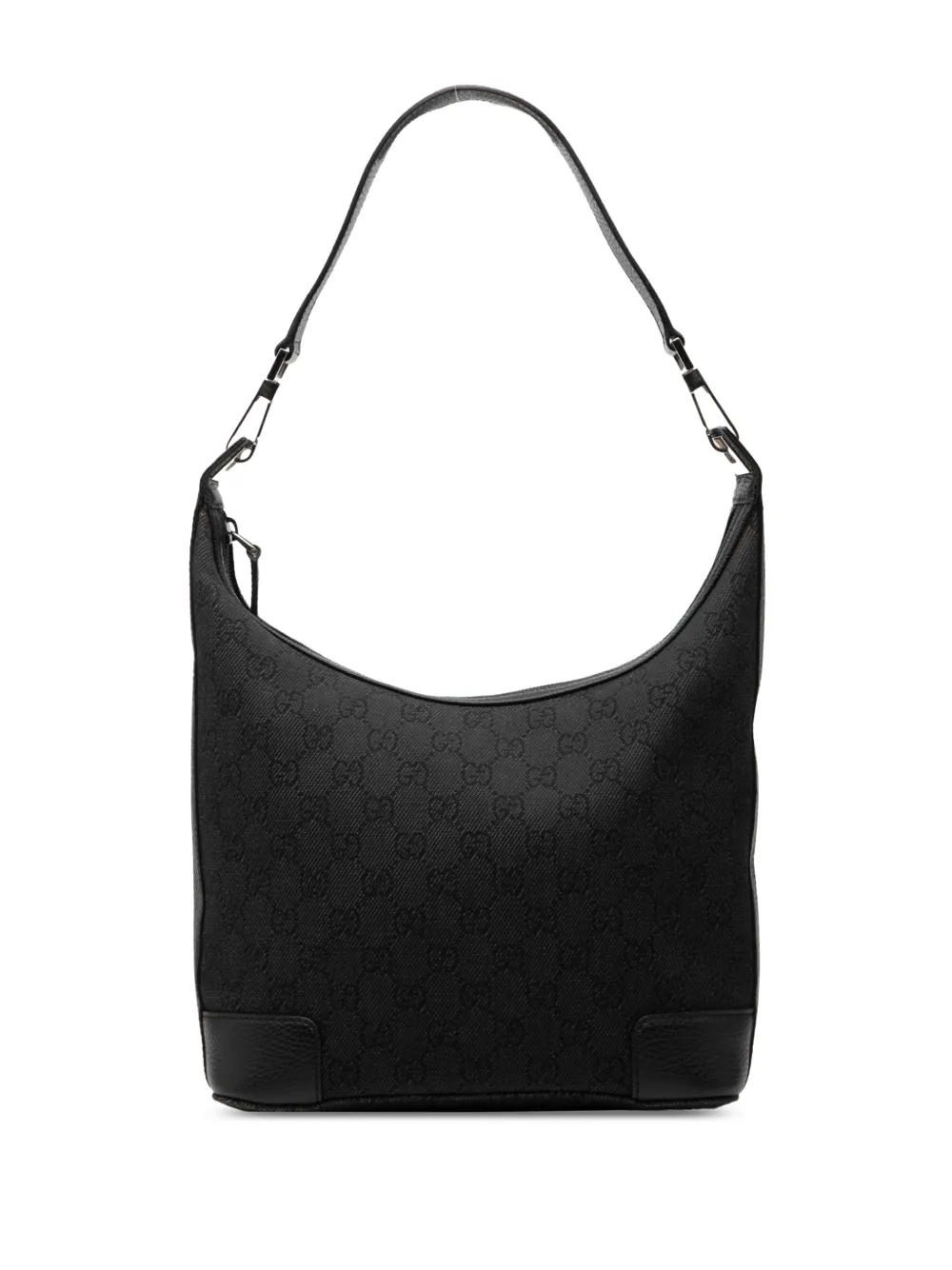 Gucci Pre-Owned 2000-2015 GG Denim shoulder bag - Nero