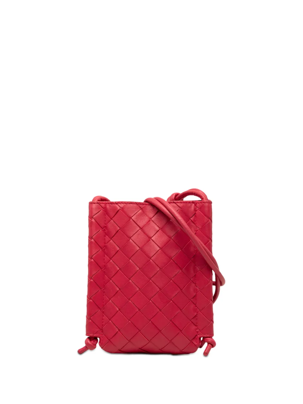 Bottega Veneta Pre-Owned 2021-2026 Mini Nappa Intrecciato The Knot crossbody bag - Rosa