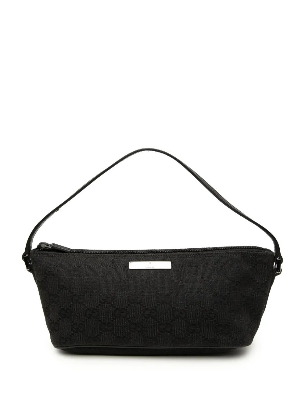 Gucci Pre-Owned 2000-2015 GG Canvas Boat shoulder bag - Nero