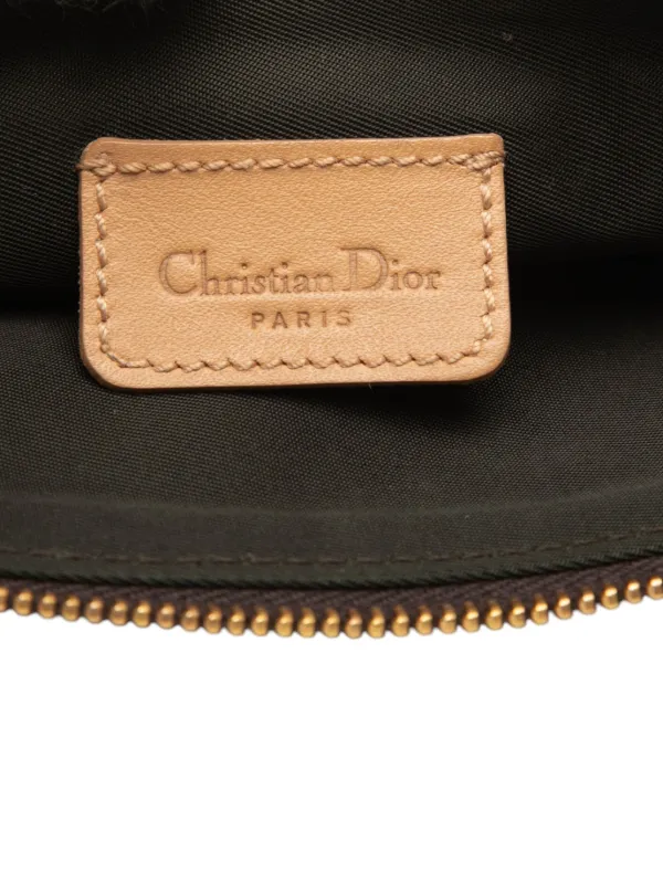 Christian Dior Pre-Owned 2001 Mini Diorissimo Canvas Saddle