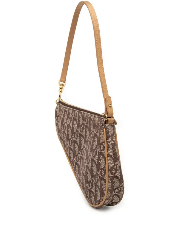 Christian Dior Pre-Owned 2001 Mini Diorissimo Canvas Saddle