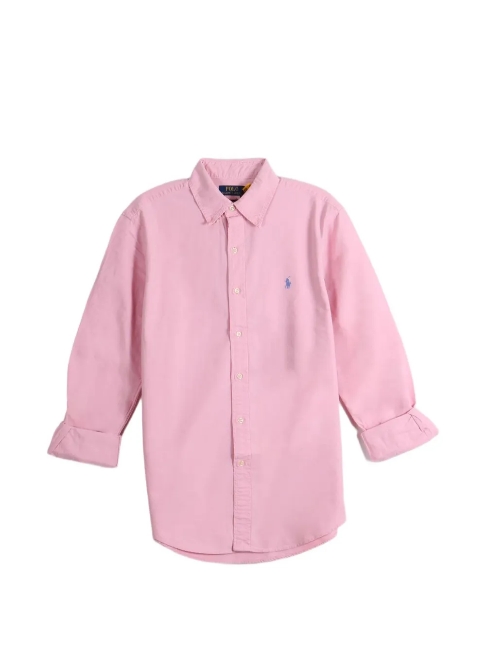 Polo Ralph Lauren logo-embroidered button-down shirt - Rosa