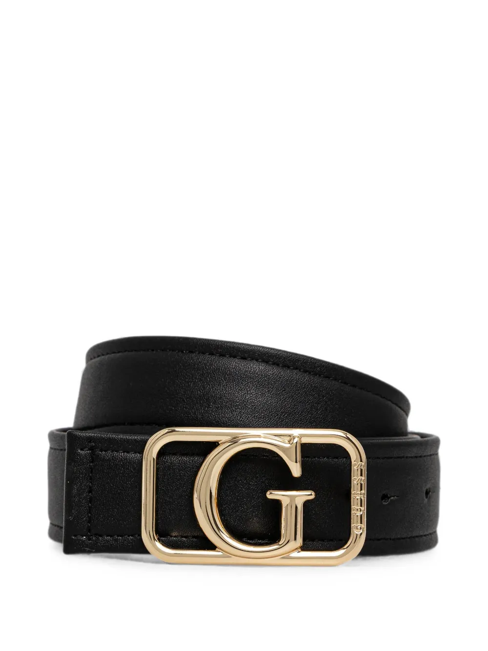 GUESS USA Cintura reversibile Sebina con placca logo - Nero