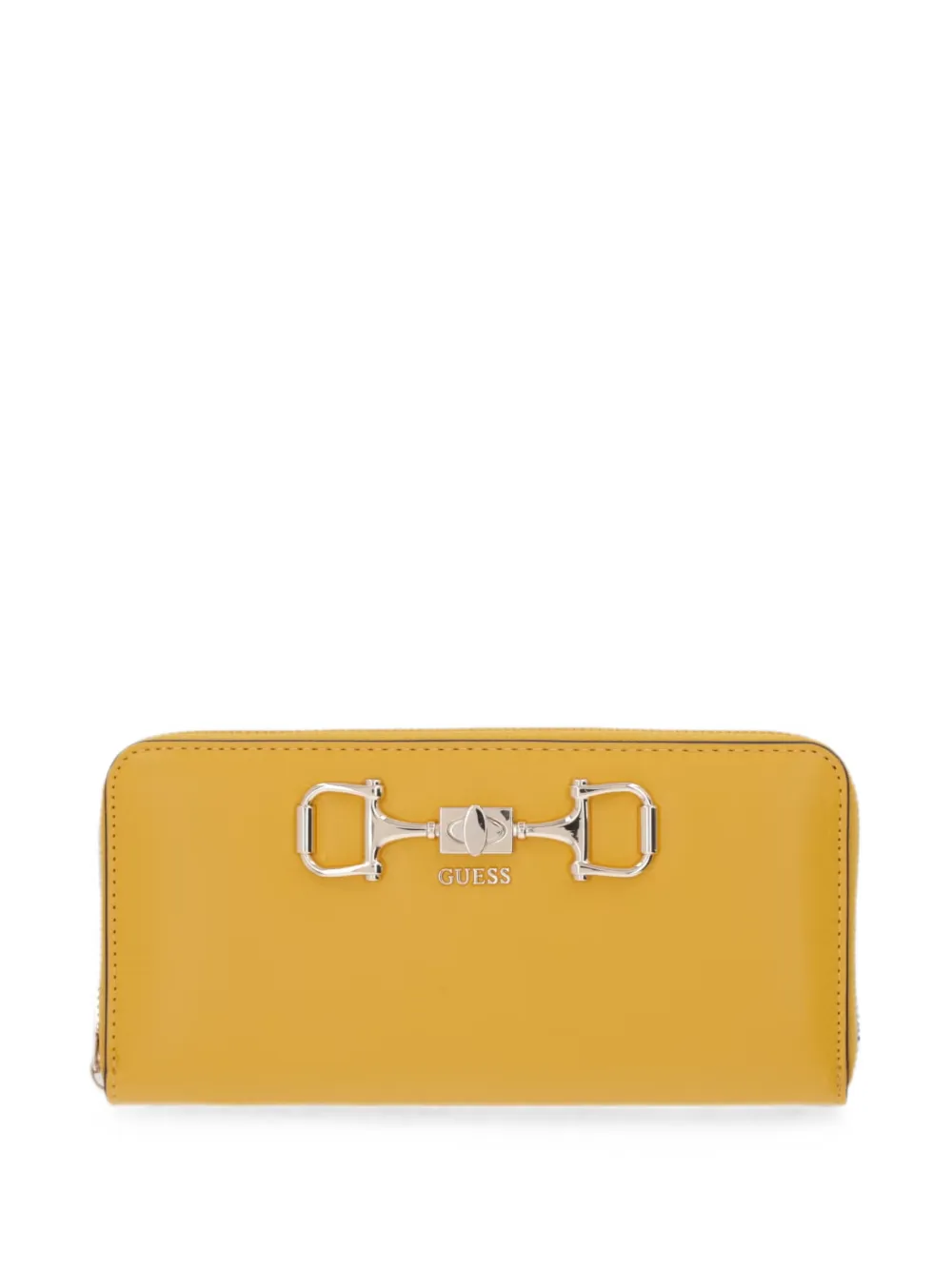 GUESS USA horsebit zip-around wallet - Giallo