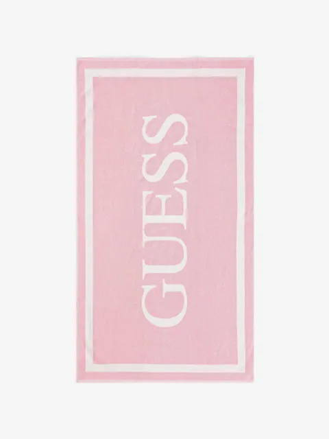 GUESS USA logo-print beach towel
