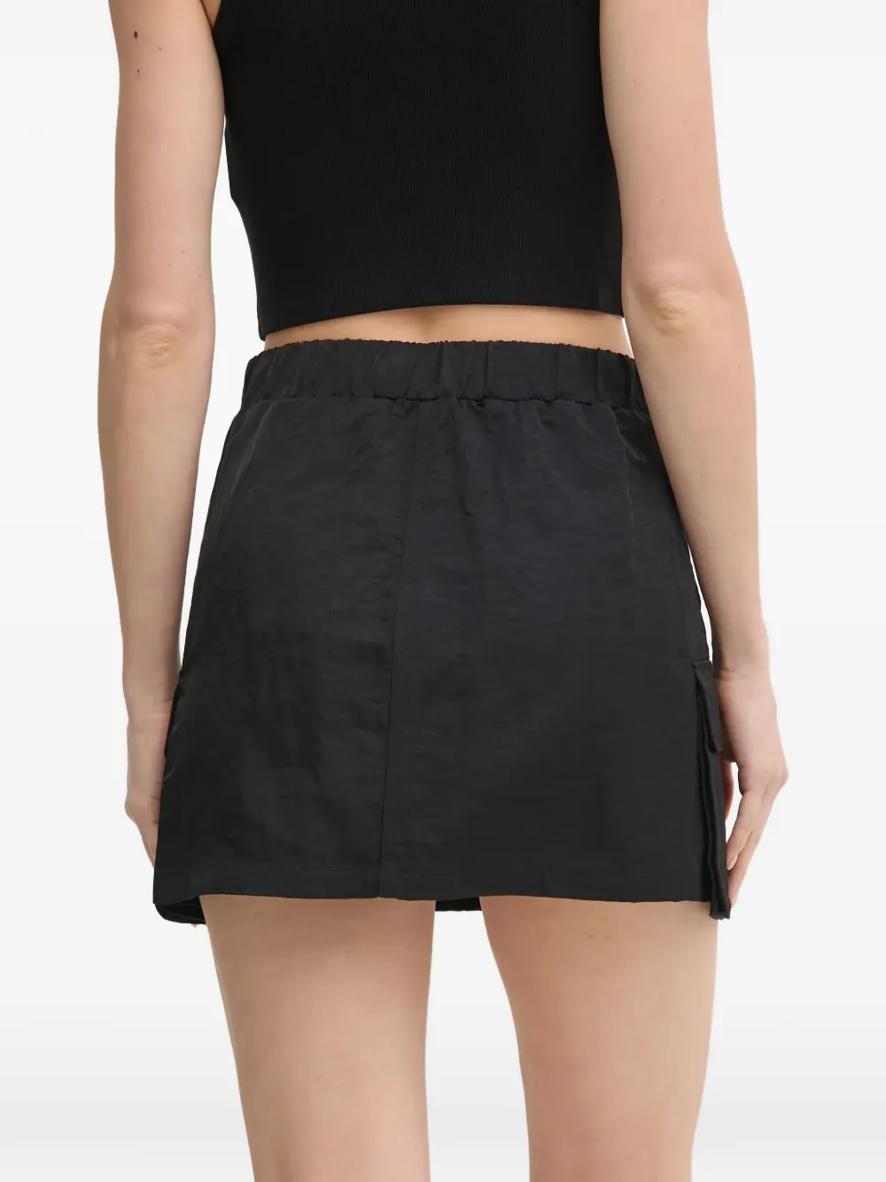 GUESS USA Mini-rok met cargo zak Zwart