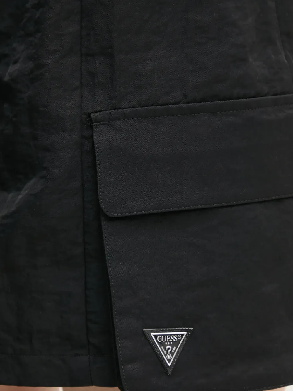 GUESS USA Mini-rok met cargo zak Zwart