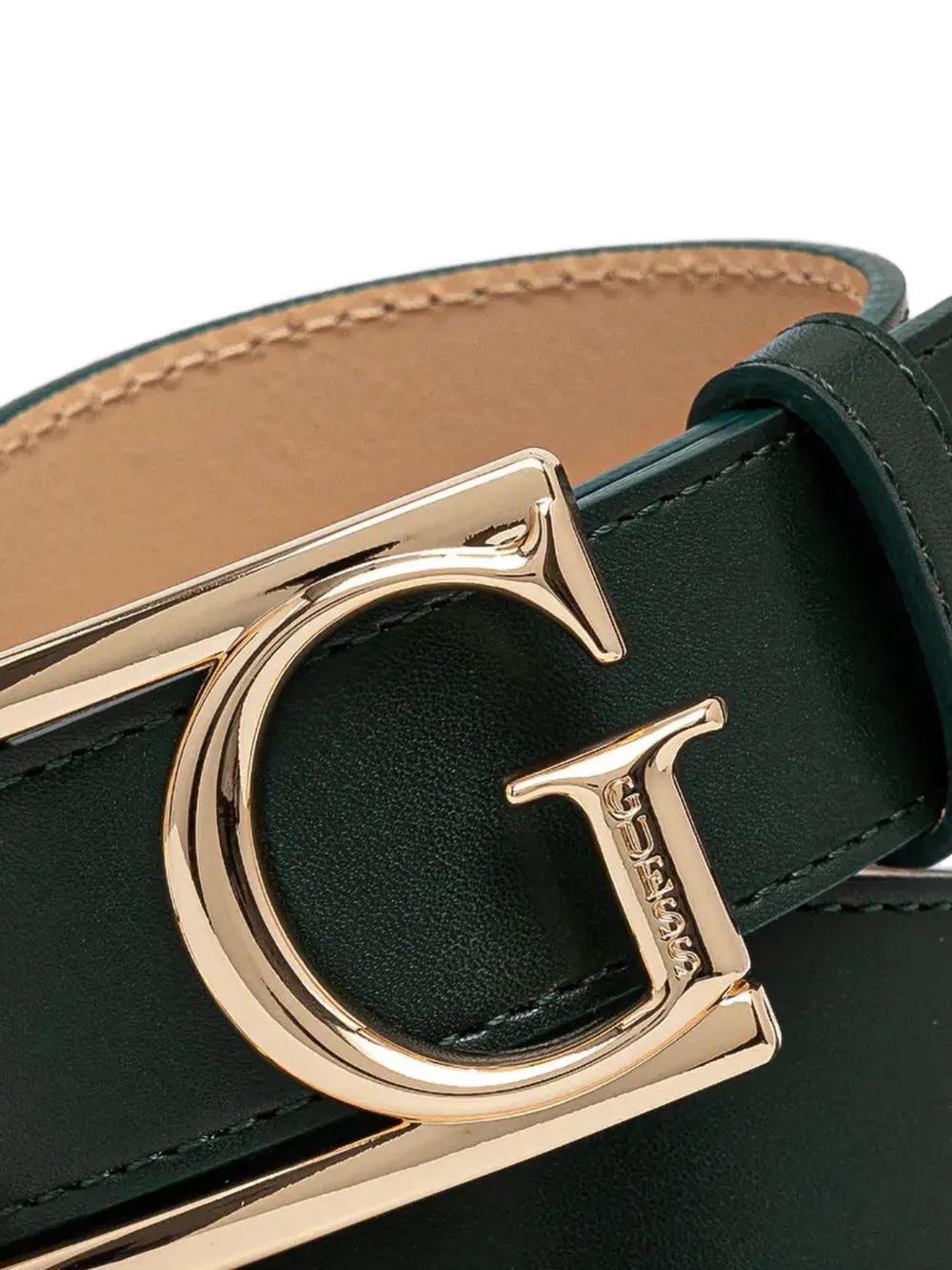 GUESS USA Riem met logogesp Groen