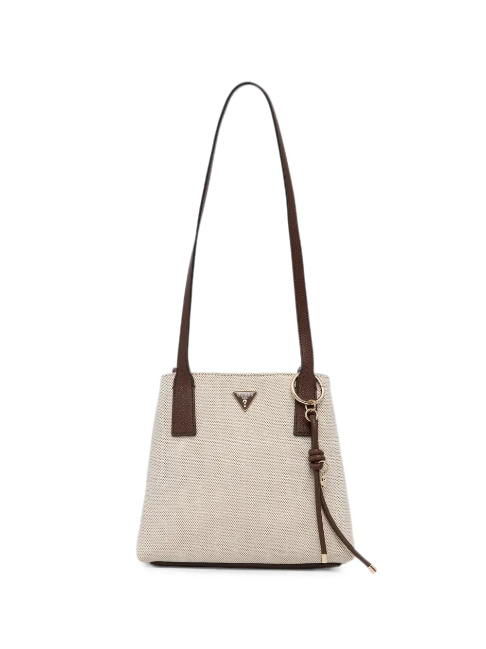 GUESS USA logo-plaque tote bag - Toni neutri