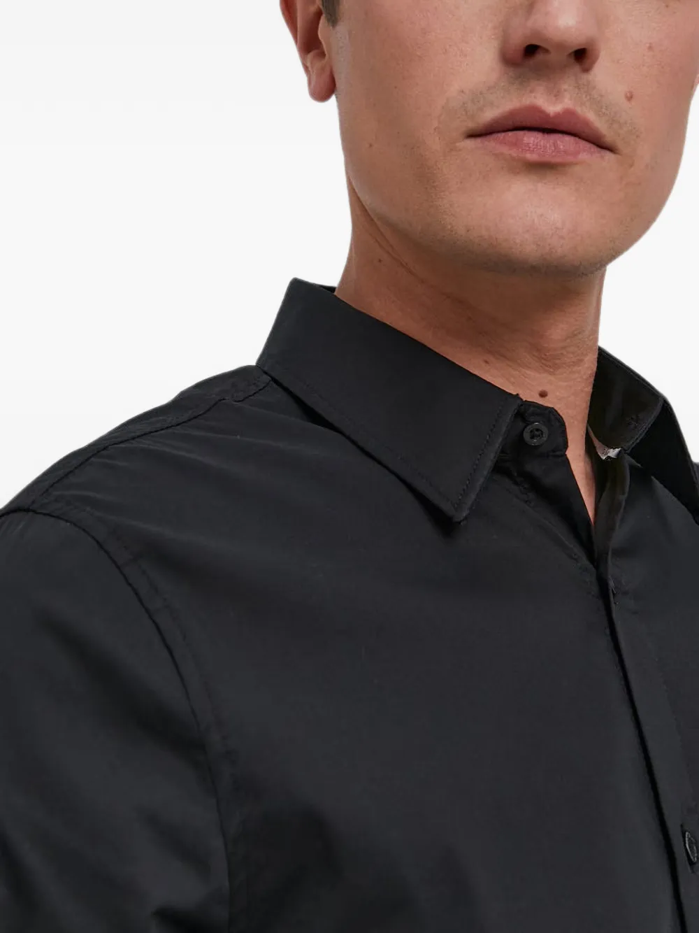 GUESS USA Getailleerd overhemd Zwart