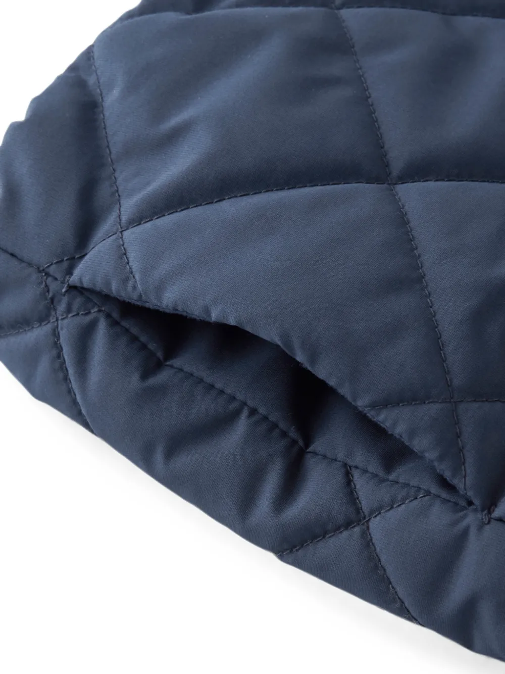 Miki House Gilet met ritssluiting en capuchon Blauw