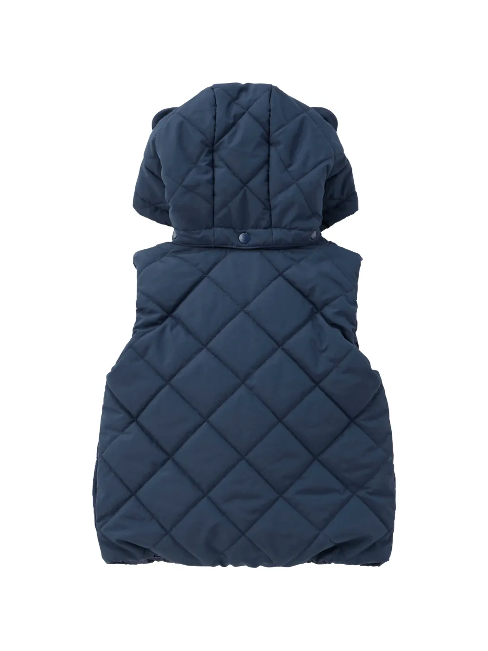 Miki House Gilet met ritssluiting en capuchon Blauw