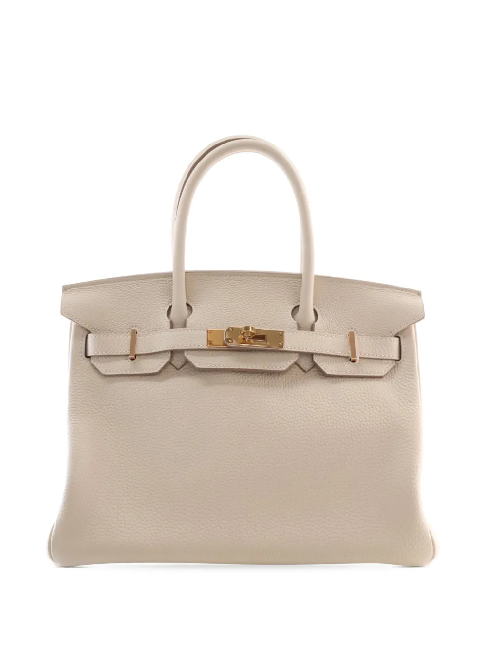 Hermès Pre-Owned 2020 Togo Birkin Retourne 30 handbag - Bianco