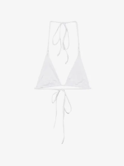 Frankies Bikinis x Jennie Encore triangle-cup halterneck bikini top
