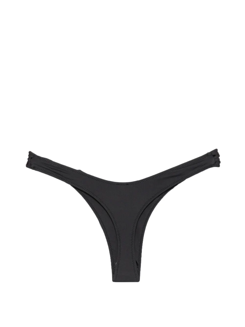 Frankies Bikinis x Jennie Encore bikinislip met gevlochten band Zwart