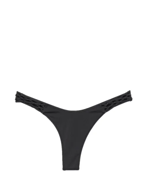 Frankies Bikinis bikini bottom con tiras trenzadas en colaboración con Jennie Encore