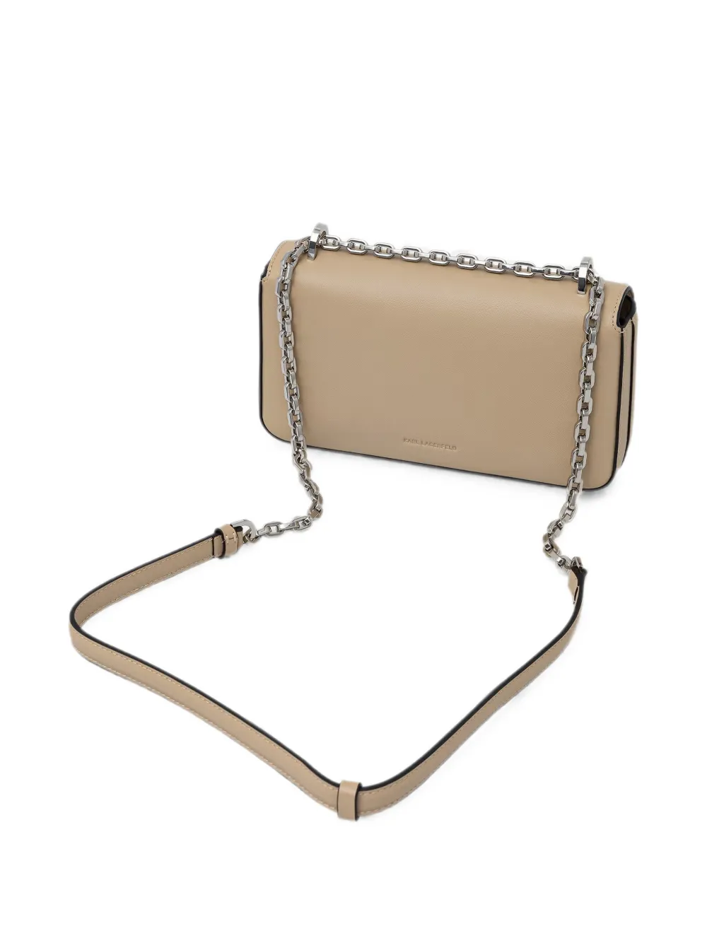 Karl Lagerfeld K Signature crossbodytas met logoplakkaat Beige