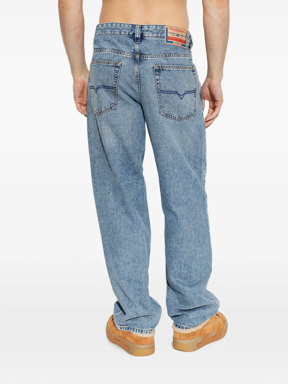 Diesel Straight jeans Blauw