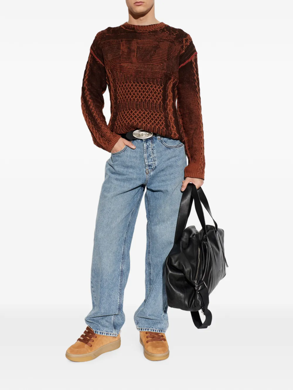 Diesel Straight jeans Blauw