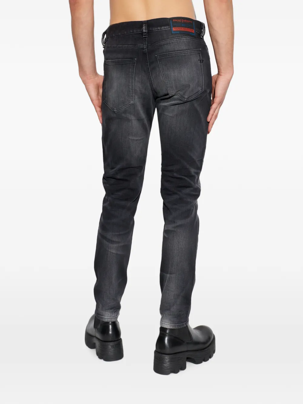 Diesel 2019 D-Strukt jeans met vervaagd effect Grijs