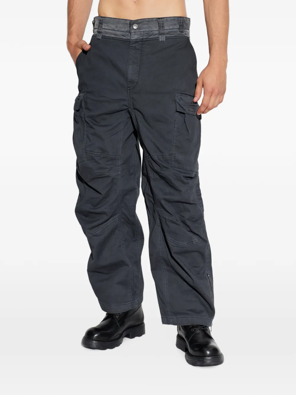 Diesel P-Dells cargo broek Grijs