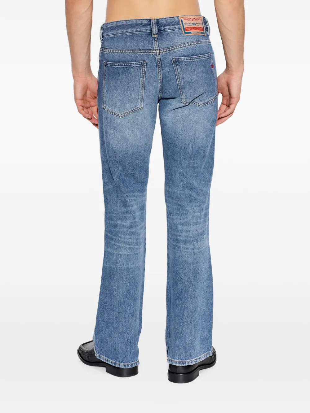 Diesel Gerafelde jeans Blauw