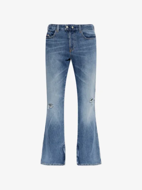 Diesel distressed flared jeans