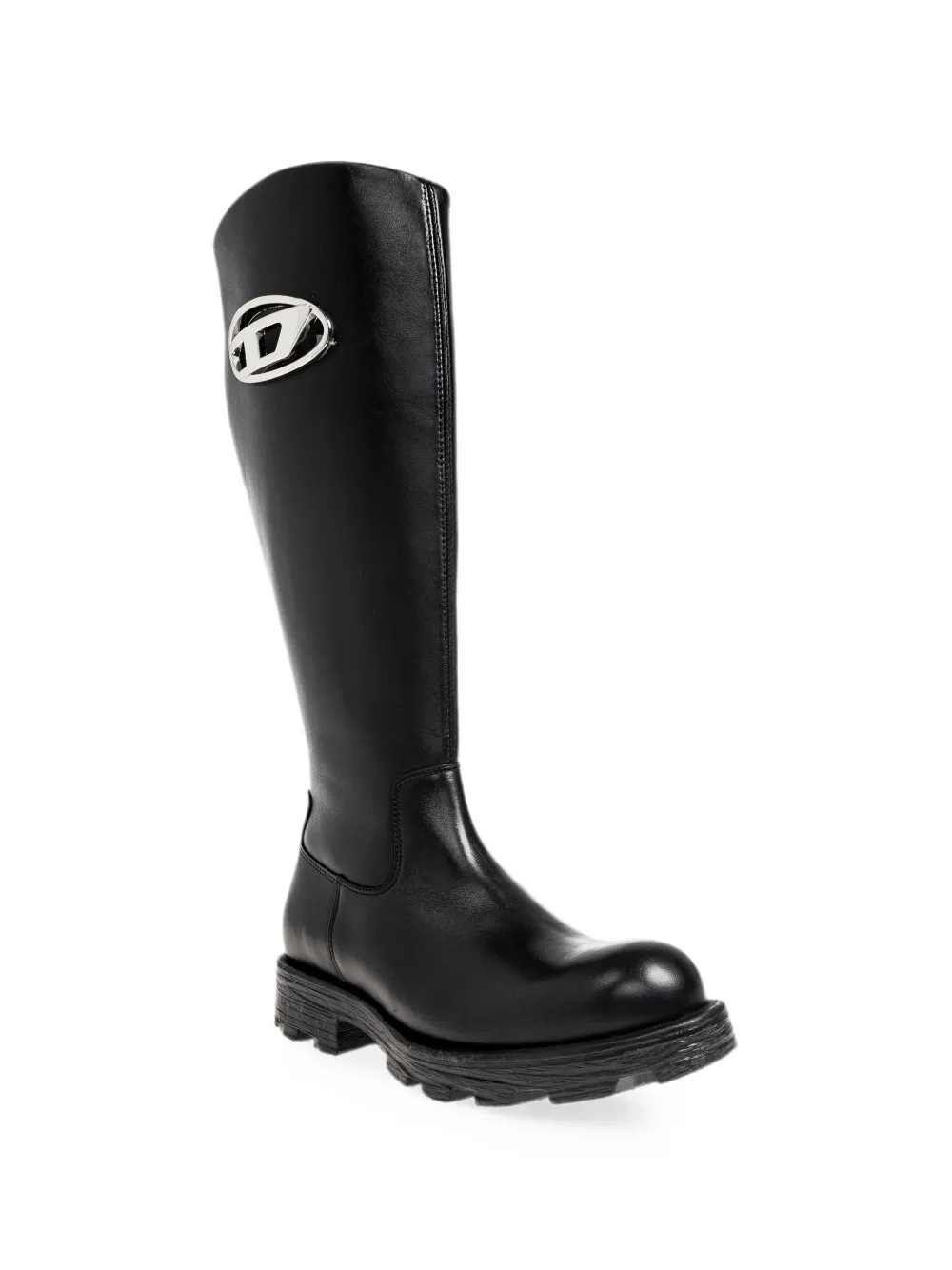 Diesel D-Hammer knee-high boots Zwart