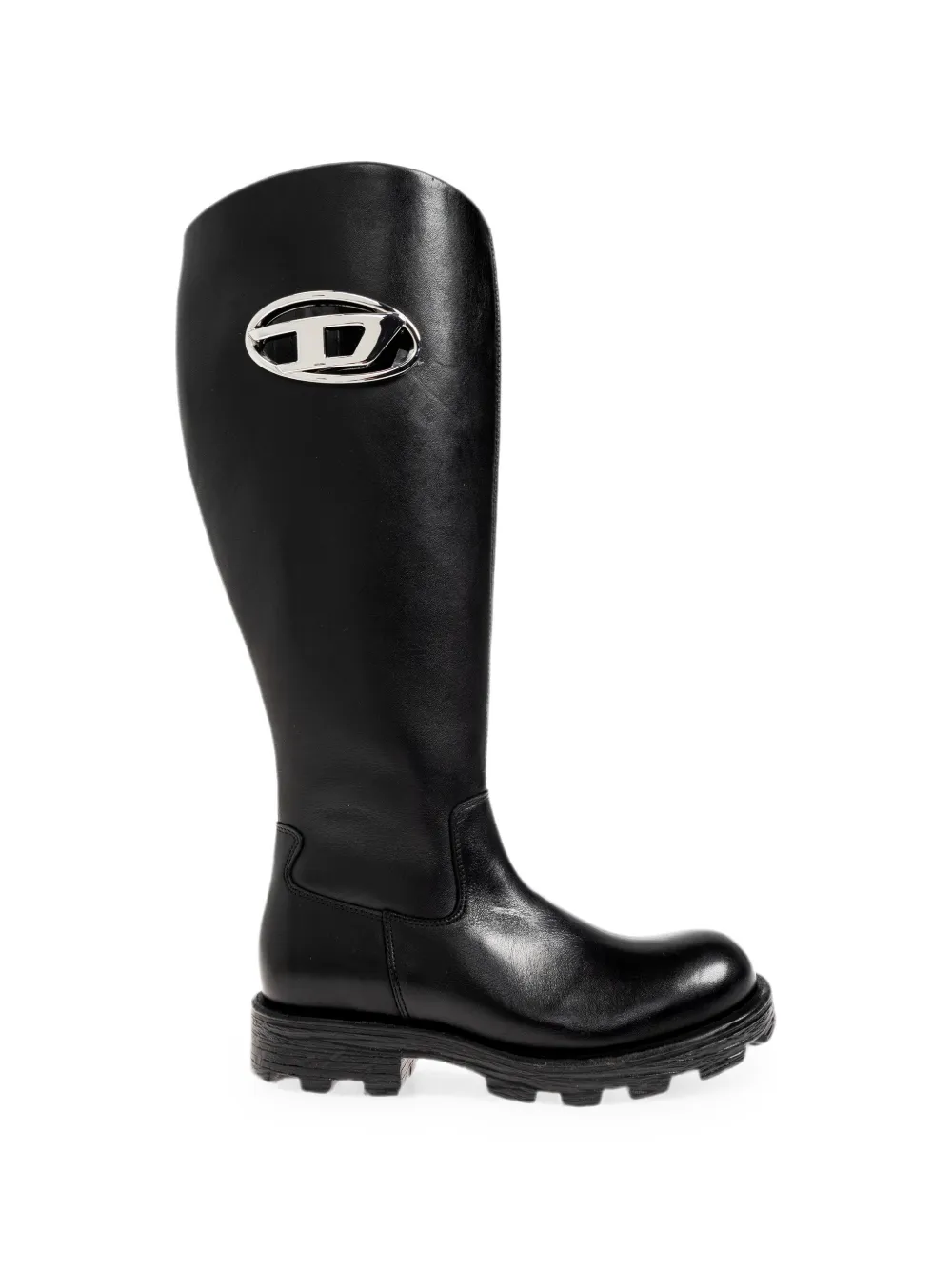 Diesel D-Hammer knee-high boots Zwart