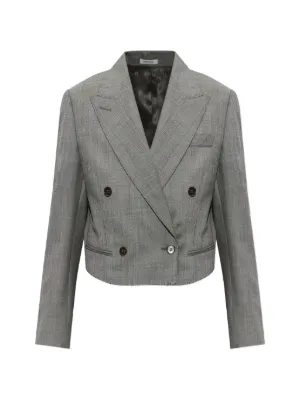 VALENTINO GARAVANI ダブルジャケット ストライプ 総柄裏地 Valentino