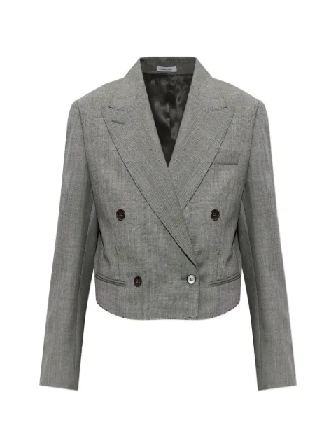 Alexander McQueen double-breasted cropped jacket