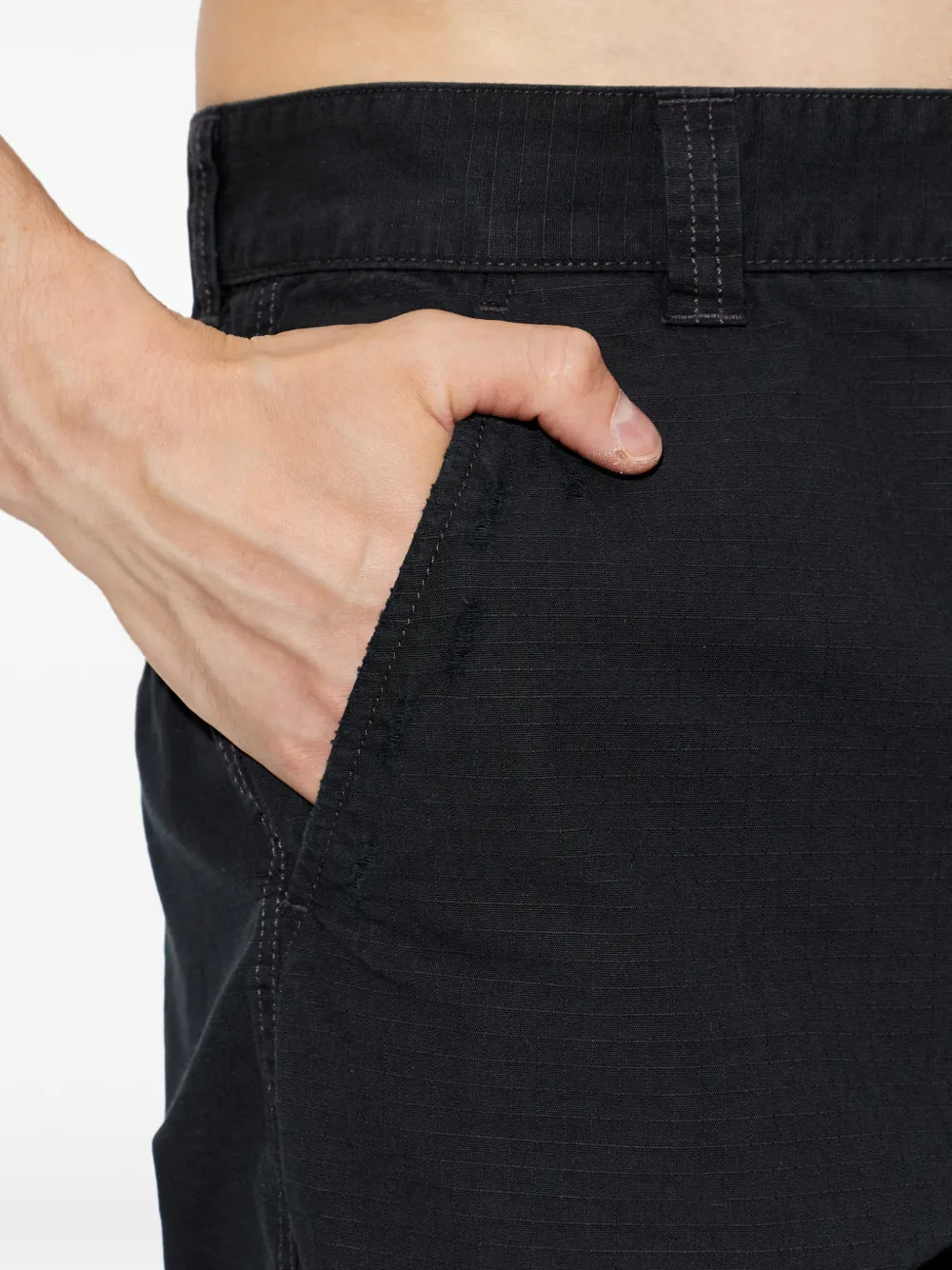 Diesel Gerafelde chino Zwart