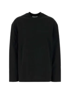 Prada long-sleeved Jersey T-shirt | Grey | FARFETCH